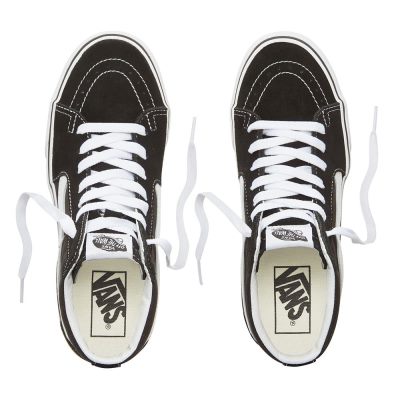 Vans Suede Sk8-Hi Platform 2.0 - Kadın Platform Ayakkabı (Siyah)